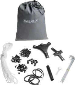 Casaria Paviljoen Topas 3x4m - UV-bescherming 50+ - Antraciet 19 Casaria Paviljoen Topas 3x4m - UV-bescherming 50+ - Antraciet -Tuin En Buiten 1064x1200