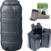 Harcostar Rainsaver Regenton 100 Liter Antraciet Met Vulautomaat En 3 Delige Voet -Tuin En Buiten 1166x1200 1
