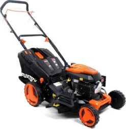 FUXTEC Grasmaaier Benzine - 46cm - Zelfrijdend / Zelftrekkend / Achterwielaandrijving - Mulchfunctie - Opvangbak 50L - FX-RM4646 -Tuin En Buiten 1174x1200 1