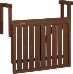 Relaxdays Balkontafel Inklapbaar - Klaptafel Balkon - Tafel Reling - Hangtafel Hout -Tuin En Buiten 1187x1200