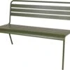 MaximaVida Metalen Tuinbank Max 120 Cm Olijfgroen -Tuin En Buiten 1200x1001
