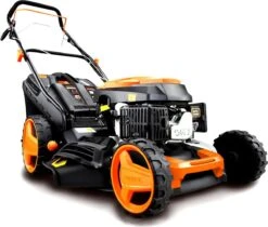FUXTEC Grasmaaier Benzine - 46cm - Zelfrijdend / Zelftrekkend / Achterwielaandrijving - Mulchfunctie - Opvangbak 50L - FX-RM4646 -Tuin En Buiten 1200x1022