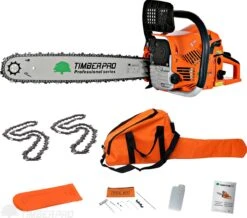 TIMBERPRO - Kettingzaag – Benzine - 62 Cc - Zwaardlengte 50 Cm - Transportzak - 2e Ketting 14 TIMBERPRO - Kettingzaag – Benzine - 62 Cc - Zwaardlengte 50 Cm - Transportzak - 2e Ketting -Tuin En Buiten 1200x1059 1