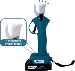 NovarGarden® Elektrische Snoeischaar NG1 - 2x Accu - Elektrisch - Takkenschaar - Op Batterij - 28mm 17 NovarGarden® Elektrische Snoeischaar NG1 - 2x Accu - Elektrisch - Takkenschaar - Op Batterij - 28mm -Tuin En Buiten 1200x1136