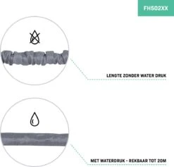 VONROC Tuinslang – Uitrekbare Tuinslang 20 Meter – Incl. Aansluitingen, Muursteun, Spuitstuk En Broespistool -Tuin En Buiten 1200x1149 1