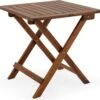 Merkloos EezyLife Houten Bijzettafel - 46x46x46cm - Acacia Hout - Tuintafel -Tuin En Buiten 1200x1152