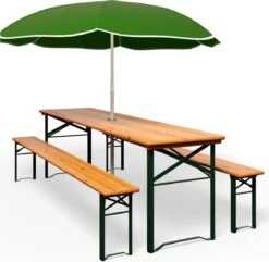 Casaria Tuinset Hout – 2 Banken 1Tafel Inklapbaar - 170x46x75cm -Tuin En Buiten 1200x1170 1