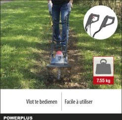 Powerplus POWEG7010 Tuinfrees - 1050W - Werkbreedte 320mm - Werkdiepte Max. 220mm - Incl. 4 Messen 13 Powerplus POWEG7010 Tuinfrees - 1050W - Werkbreedte 320mm - Werkdiepte Max. 220mm - Incl. 4 Messen -Tuin En Buiten 1200x1180
