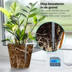 Automatisch Bewateringssysteem Voor Kamerplanten Met Pomp – Waterdruppelaar – Watergeefsysteem– Planten Watergever -Tuin En Buiten 1200x1198 6
