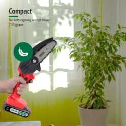 Mardin Mini Kettingzaag - Snoeizaag - Kettingzaag - Kettingzaag Electrisch Met 2 Accu - Inclusief Koffer - 1 Extra Accu - Rood -Tuin En Buiten 1200x1199 5