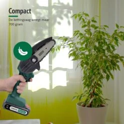 Mardin Mini Kettingzaag - Snoeizaag - Kettingzaag - Kettingzaag Electrisch Met 2 Accu - Inclusief Koffer - 1 Extra Accu - Groen -Tuin En Buiten 1200x1199 7