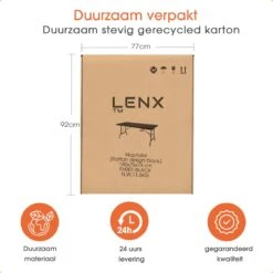 Lenx Klaptafel - Inklapbare Tafel - Opvouwbare Tuintafel - Vouwtafel - Inclusief Handvat En 2 Tafelkleden - 180x75x74cm - 6 Tot 8 Personen 19 Lenx Klaptafel - Inklapbare Tafel - Opvouwbare Tuintafel - Vouwtafel - Inclusief Handvat En 2 Tafelkleden - 180x75x74cm - 6 Tot 8 Personen -Tuin En Buiten 1200x1200 101