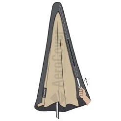 AeroCover Parasolhoes - Zweef Parasols - Grijs - 250x55 Cm (HxB) -Tuin En Buiten 1200x1200 144