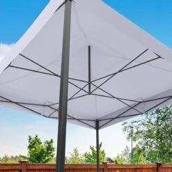 LifeGoods Partytent - 3x3 M - Zijwanden - Easy Up - Opvouwbaar - Waterdicht - Draagtas Met Wieltjes - Donkergrijs -Tuin En Buiten 1200x1200 17