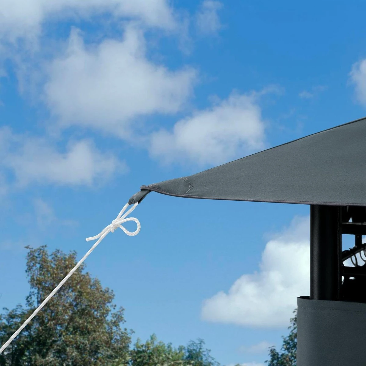 Casaria Paviljoen Topas 3x4m - UV-bescherming 50+ - Antraciet 14 Casaria Paviljoen Topas 3x4m - UV-bescherming 50+ - Antraciet - Afbeelding 12