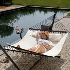 Vita5 Hangmat Met Standaard En Spreidstok – 2 Persoons – Incl. Bekerhouder - Afneembaar Kussen – Uv-bestendig – Beige 25 Vita5 Hangmat Met Standaard En Spreidstok – 2 Persoons – Incl. Bekerhouder - Afneembaar Kussen – Uv-bestendig – Beige -Tuin En Buiten 1200x1200 182