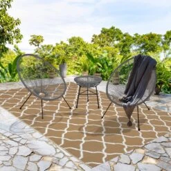 LifeGoods Acapulco Bistroset - 3-Delig - Tuinset Met Bijzettafel - Grijs 16 LifeGoods Acapulco Bistroset - 3-Delig - Tuinset Met Bijzettafel - Grijs -Tuin En Buiten 1200x1200 195