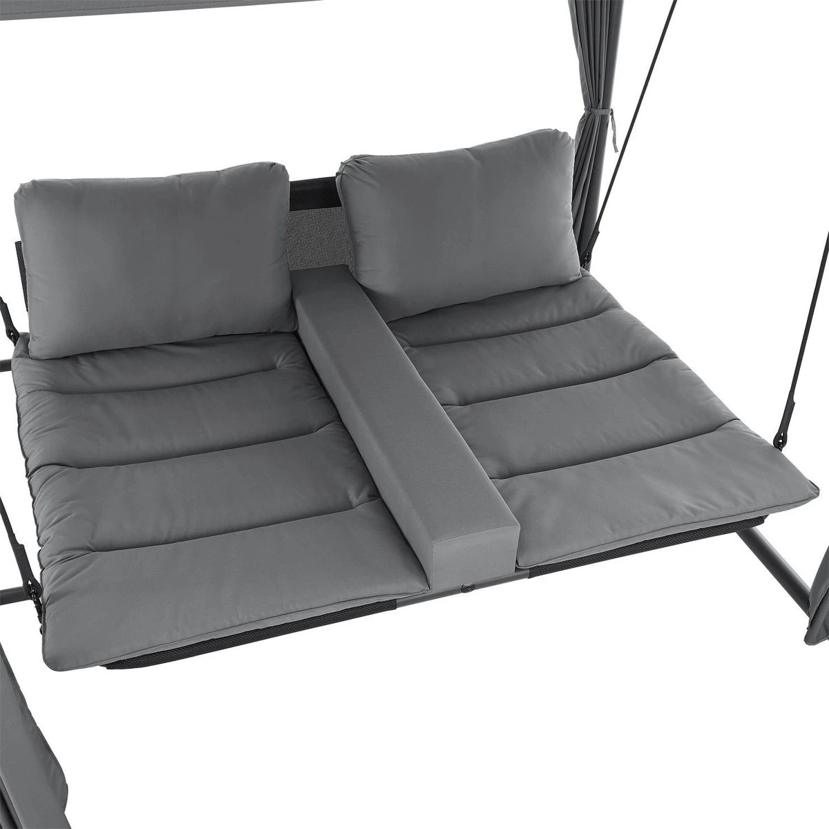 Schommelbank / Ligbank Kassandra - Donkergrijs 5 Schommelbank / Ligbank Kassandra - Donkergrijs - Afbeelding 3