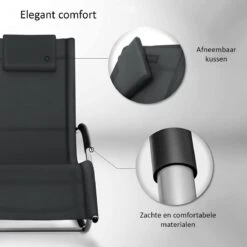 Sens Design Zonnebed - Ligbed - Weerbestendig - Antraciet -Tuin En Buiten 1200x1200 261