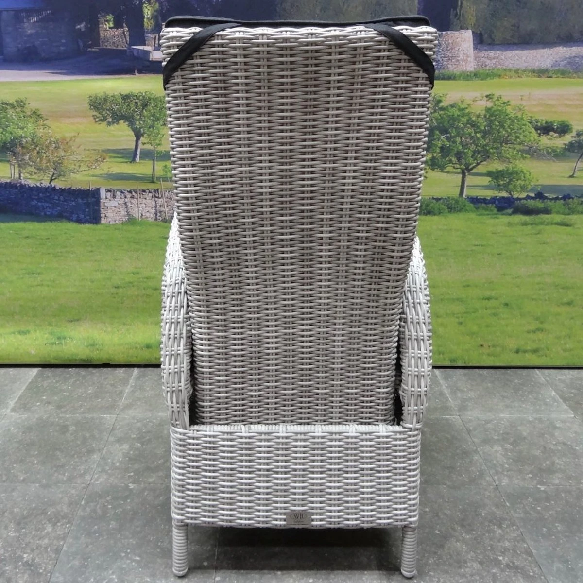 Menorca Dining Tuinstoel Verstelbaar Wit Grijs 6 Menorca Dining Tuinstoel Verstelbaar Wit Grijs - Afbeelding 5