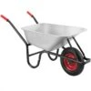 Gardebruk Kruiwagen 100L - Luchtband - 250kg Draagkracht Zilver -Tuin En Buiten 1200x1200 285
