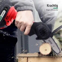 Mardin Mini Kettingzaag - Snoeizaag - Kettingzaag - Kettingzaag Electrisch Met 2 Accu - Inclusief Koffer - 1 Extra Accu - Rood -Tuin En Buiten 1200x1200 315
