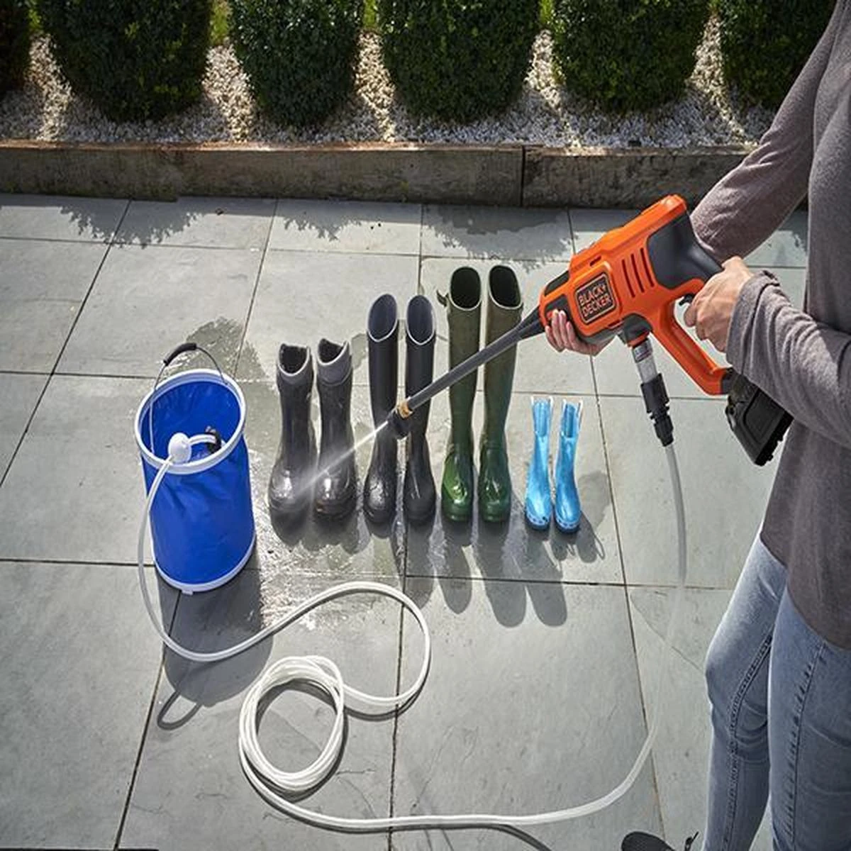 Black & Decker BLACK+DECKER BCPC18B-XJ Hogedrukreiniger - 18V - 24 Bar - Zonder Accu En Lader 8 Black & Decker BLACK+DECKER BCPC18B-XJ Hogedrukreiniger - 18V - 24 Bar - Zonder Accu En Lader - Afbeelding 6