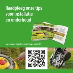 Powerplus POWXG6305 Robotmaaier - 18V - Voor Gazons Tot Ca. 500m² - Maaibreedte 180mm - Incl. Laadstation En Accessoires -Tuin En Buiten 1200x1200 395