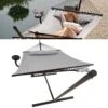 Vita5 Hangmat Met Standaard En Spreidstok – 2 Persoons – Incl. Bekerhouder - Afneembaar Kussen – Uv-bestendig – Lichtgrijs -Tuin En Buiten 1200x1200 43