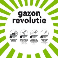 Pokon Gazon Revolutie - 12,5kg - Gazonmest / Graszaad / Bodemverbeteraar - Geschikt Voor 250m² - Binnen 15 Dagen Resultaat -Tuin En Buiten 1200x1200 463