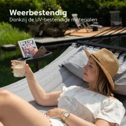 Vita5 Hangmat Met Standaard En Spreidstok – 2 Persoons – Incl. Bekerhouder - Afneembaar Kussen – Uv-bestendig – Lichtgrijs 22 Vita5 Hangmat Met Standaard En Spreidstok – 2 Persoons – Incl. Bekerhouder - Afneembaar Kussen – Uv-bestendig – Lichtgrijs -Tuin En Buiten 1200x1200 48