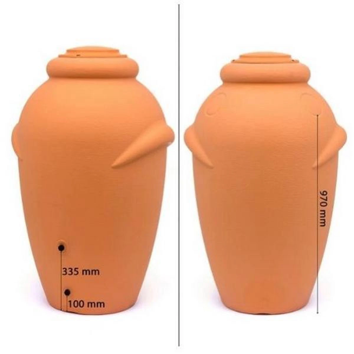 Regenton Terracotta - 360 Liter 6 Regenton Terracotta - 360 Liter - Afbeelding 4