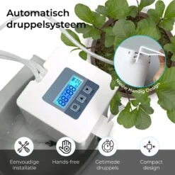 Automatisch Bewateringssysteem Voor Kamerplanten Met Pomp – Waterdruppelaar – Watergeefsysteem– Planten Watergever -Tuin En Buiten 1200x1200 568
