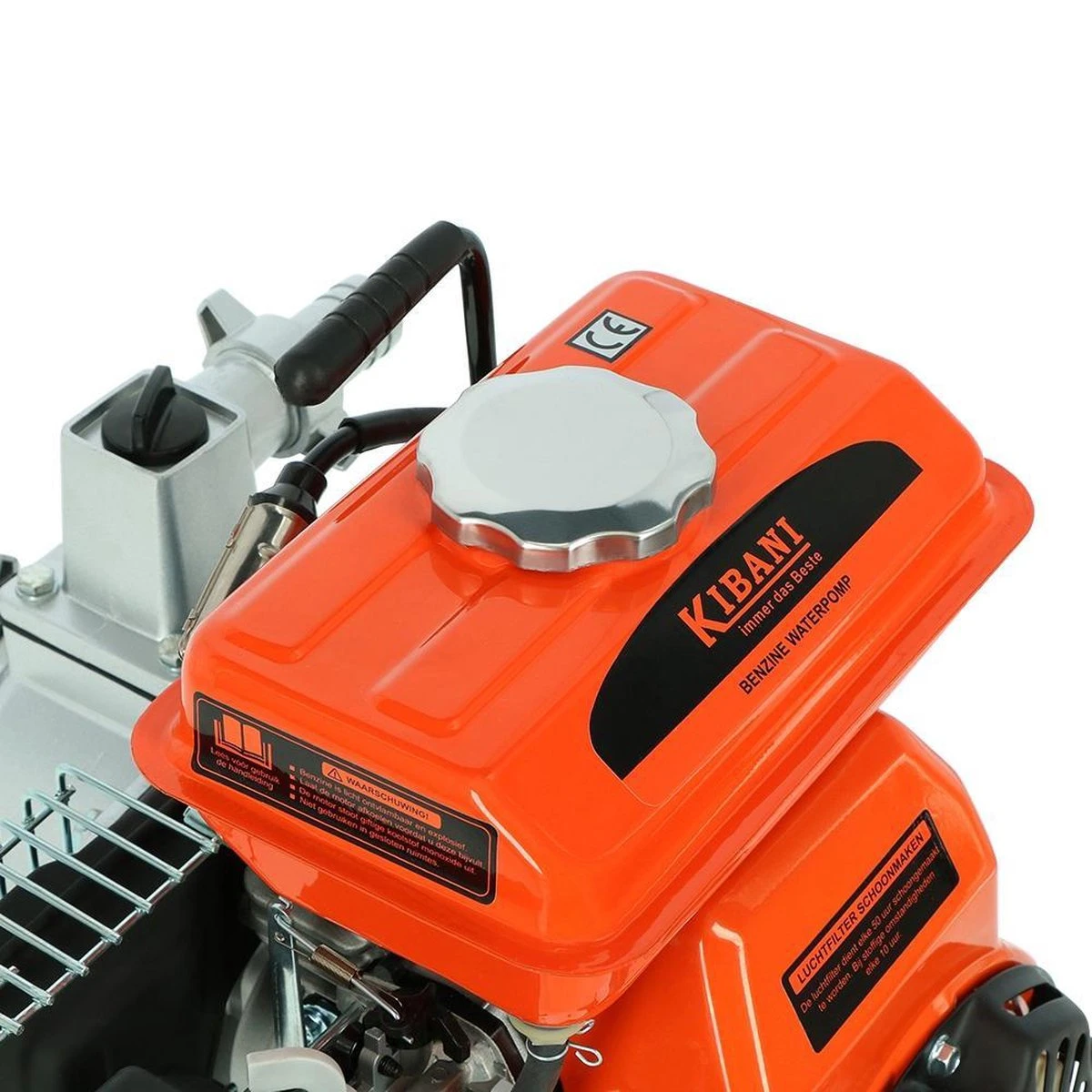 Kibani Waterpomp 8.000 Liter P/uur - 98 Cc / 1.5 PK 4-takt Benzine Motor - 4000 Toeren/Minuut - Doorstroming 8 M³ P/uur - Tuinpomp 6 Kibani Waterpomp 8.000 Liter P/uur - 98 Cc / 1.5 PK 4-takt Benzine Motor - 4000 Toeren/Minuut - Doorstroming 8 M³ P/uur - Tuinpomp - Afbeelding 4