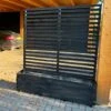 AMISHOUT - Plantenbak Met Klimrek 200x40x40 (180) Cm - Zwart -Tuin En Buiten 1200x1200 679