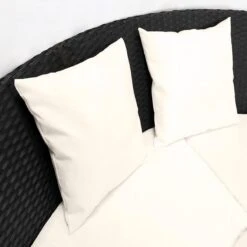 Casaria Polyrattan Zonne-Eiland Ø185cm – Incl. Kussens - Zwart Crème 32 Casaria Polyrattan Zonne-Eiland Ø185cm – Incl. Kussens - Zwart Crème -Tuin En Buiten 1200x1200 7