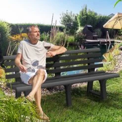 Casaria Tuinbank Orchidea – Kunststof/240kg Belastbaar – Antraciet 14 Casaria Tuinbank Orchidea – Kunststof/240kg Belastbaar – Antraciet -Tuin En Buiten 1200x1200 73