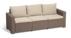 Allibert California Loungeset - 5 Personen - Cappuccino -Tuin En Buiten 1200x642