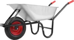 Gardebruk Kruiwagen 100L - Luchtband - 250kg Draagkracht Zilver -Tuin En Buiten 1200x656 1