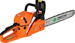TIMBERPRO - Kettingzaag - 62 Cc - Benzine - Zwaardlengte 50 Cm - Met Transportzak - Met 2e Ketting -Tuin En Buiten 1200x694 1