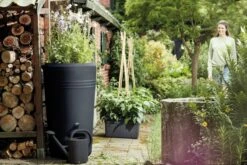 Elho Green Basics Regenton - Regenton - Living Black - Buiten - 200 Liter -Tuin En Buiten 1200x800 137