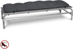 Beautissu Flair RL – Ligbedkussen Tuinkussen Ligstoel – Zonnebed Kussen Voor Tuin Meubelen 190x60x8 Cm Antraciet -Tuin En Buiten 1200x801