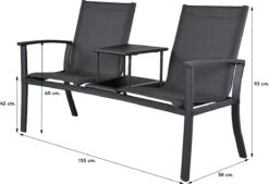 Tete-a-Tete Aluminium Tuinbank Felix -Tuin En Buiten 1200x823