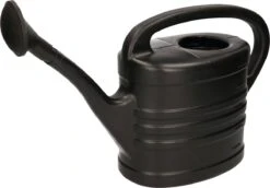 Merkloos Zwarte Kunststof Tuingieter 5 Liter - Tuin Artikelen/toebehoren