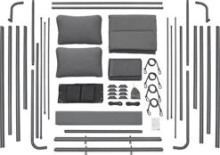 Schommelbank / Ligbank Kassandra - Donkergrijs 32 Schommelbank / Ligbank Kassandra - Donkergrijs -Tuin En Buiten 1200x846