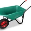 Gardebruk Kruiwagen 100 L - Kunststof Kuip – Tot 150KG Groen -Tuin En Buiten 1200x903