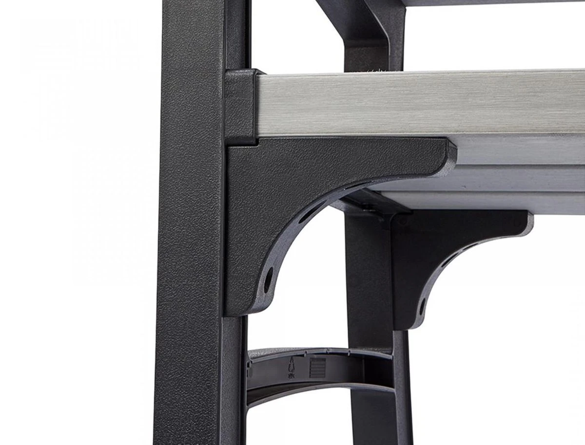 Keter Montero Tuinbank – 2-personen - 120x61x91cm - Grafiet 5 Keter Montero Tuinbank – 2-personen - 120x61x91cm - Grafiet - Afbeelding 3