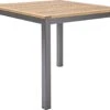 NATERIAL - Tuintafel Vierkant ORIS - 4 Personen - Houten Tafel 90x90 Cm - Aluminium - Met Houten Blad - Eucalyptus -Tuin En Buiten 1200x945