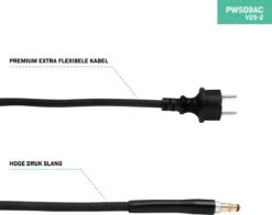VONROC PRO Hogedrukreiniger V25-2 – 2500W – 195 Bar – 468 L/h – Duurzame Inductiemotor – Incl. 8m Slang, Slanghaspel, Terrasreiniger, Reinigingstank En Meer 18 VONROC PRO Hogedrukreiniger V25-2 – 2500W – 195 Bar – 468 L/h – Duurzame Inductiemotor – Incl. 8m Slang, Slanghaspel, Terrasreiniger, Reinigingstank En Meer -Tuin En Buiten 1200x952
