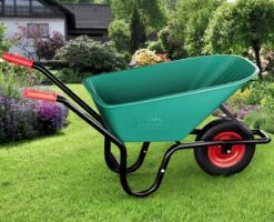 Gardebruk Kruiwagen 100 L - Kunststof Kuip – Tot 150KG Groen -Tuin En Buiten 1200x972 2
